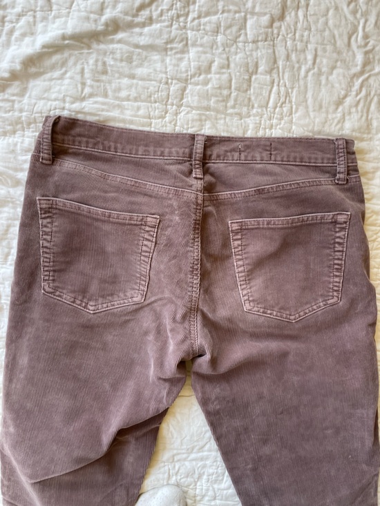 GAP Corduroy Straight-Leg Pants in Mauve, size 29 - Picture 4 of 5